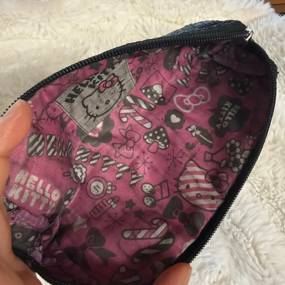 Sanrio Hello Kitty Faux Leather Pencil Case Pouch Bag